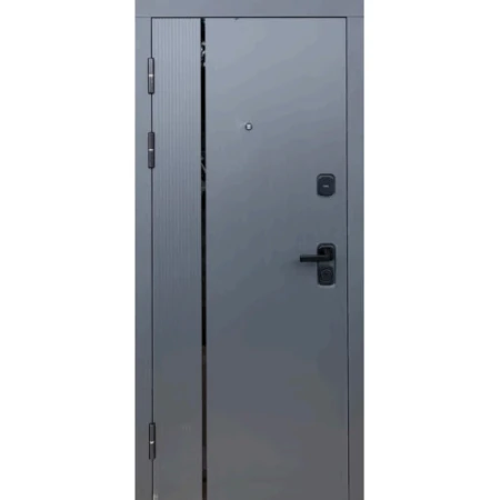 Двері Portalino STEEL DOORS SD-201 Графіт матовий/Білий матовий