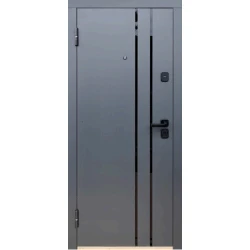 Двери Portalino STEEL DOORS SD-202 Графит матовый/Белый матовый