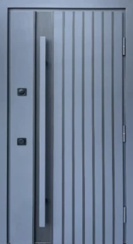 Двери Qdoors Стронг Айрон графит G1298 песок/белый атлас Vinorit