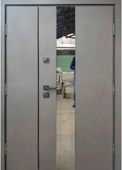 Двері Qdoors Стронг Вест 1200 коричневий пісок/дуб темний Vinorit