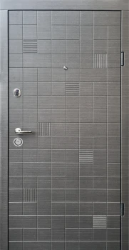 Двері Еталон Каскад-Гладь венге сірий горизонт Термопал "Qdoors"