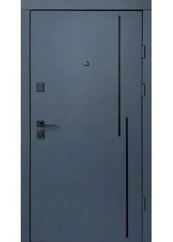 Двери Qdoors Ультра Крос-Аk антрацит/белая шагрень