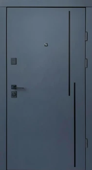 Двери Qdoors Ультра Крос-Аk антрацит/белая шагрень
