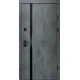 Двери Qdoors Ультра Лаунж-Аk оксид темный/серый шифер+зеркало