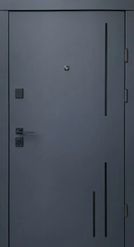 Двери Qdoors Премиум Триони-Аk антрацит/белая шагрень