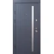 Входные Двери Браш Al серая текстура-какао Qdoors