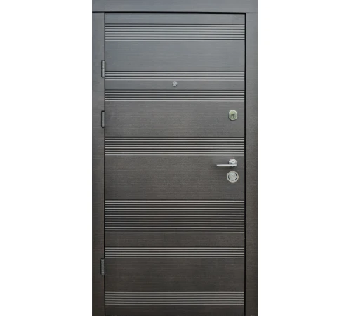 Входные Двери Статус венге темный горизонталь Qdoors