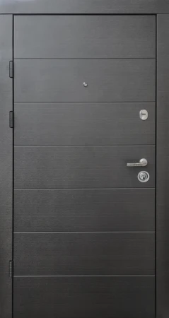 Двері Qdoors Преміум Горизонталь венге темний горизонталь