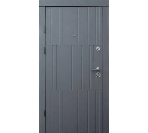 Вхідні Двері Преміум Арт бетон графіт-бетон крем Qdoors