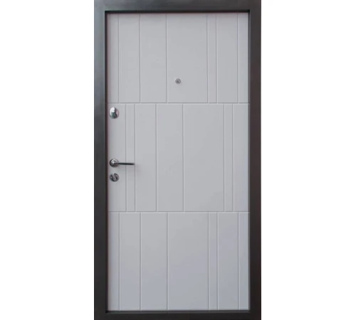 Вхідні Двері Преміум Арт бетон графіт-бетон крем Qdoors