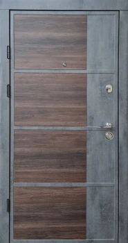 Двери Qdoors Премиум Бостон-М бетон темный-светлый