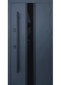 Двері Qdoors Стріт Флай метал Антрацит 7021 фарба/МДФ біла шагрень Vinorit 3К