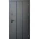 Вхідні Двері Qdoors Стріт Лайт Метал пісок 8019 фарба/МДФ біла шагрень