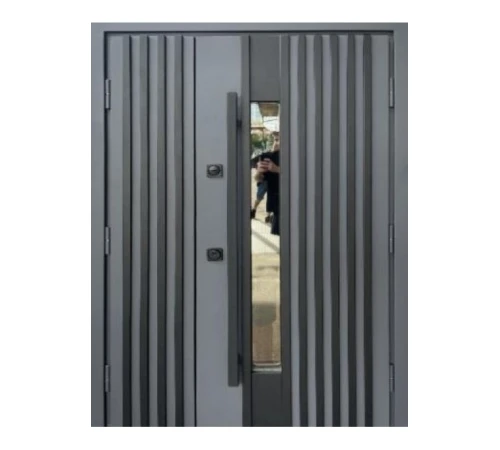 Вхідні Двері Qdoors Стронг Прайд антрацит пісок/біла структура 1200