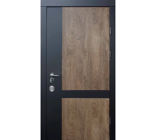 Входные Двери Франк-М спил дерева коньячный Qdoors