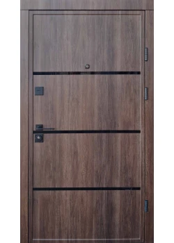 Двери Qdoors Ультра Аккорд дуб табак/белое дерево