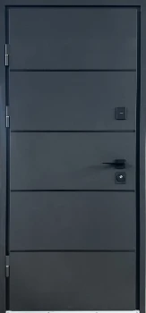 Двери Стрит Грей Люкс Металл/МДФ Элит 4 контура "Redfort"