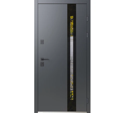 Входные Двери Афина ArWood RAL 7016/ПВХ антрацит Sarmak