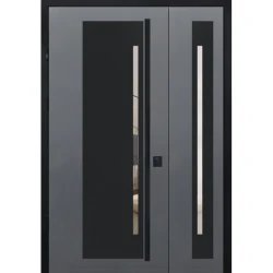 Двери Straj Proof Standard Mottura StarMax DMD1800 1220 Антрацит/белый атлас