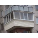 Балкон угловой под ключ с отделкой Aluplast