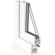 Металлопластиковые двери REHAU EURO 60 800 x 2000 мм