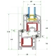 Металлопластиковые двери REHAU EURO 60 800 x 2000 мм