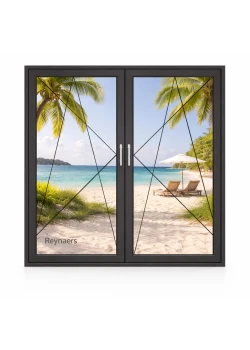 Алюминиевое окно Reynaers MasterLine 8 HI+ с повышеной теплоизоляцией поворотно-откидное 2000*1600 мм