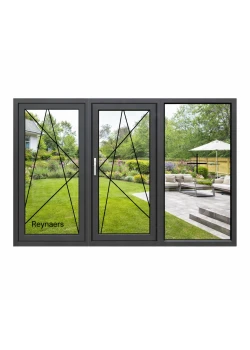 Алюминиевое окно Reynaers MasterLine 8 HI+ с повышеной теплоизоляцией поворотно-откидное 3300*1600 мм