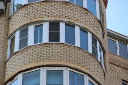 Круглий балкон GLASSO Glasso 7S Тепле засклення