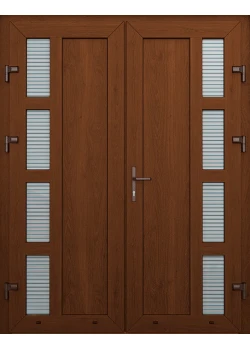 Металлопластиковые двери WDS Двойные Модель 62