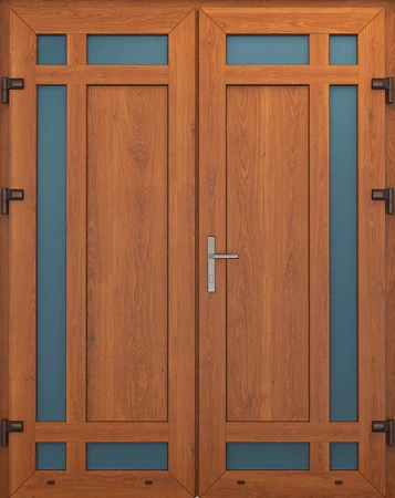 Металлопластиковые двери WDS Двойные Модель 53