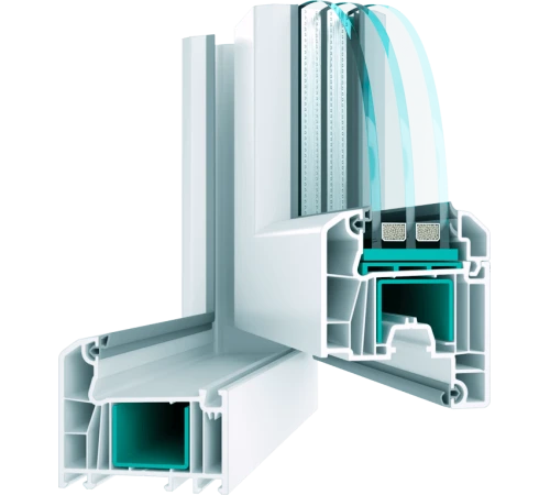 Металлопластиковые двери WDS 6S 800 x 2000 мм