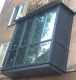 Балкон под ключ с цветным профилем