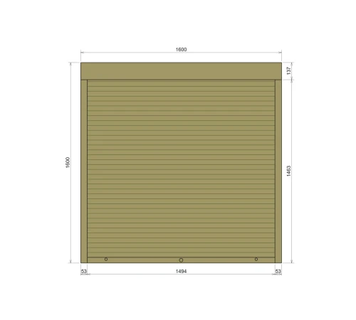 Защитные Защитные алюминиевые роллеты Comfort Line 1600-1600 мм P55