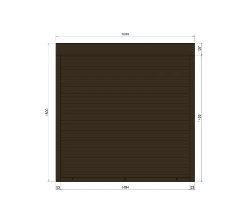Защитные Защитные алюминиевые роллеты Comfort Line 1600-1600 мм P55