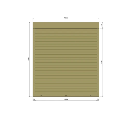 Защитные Защитные алюминиевые роллеты Comfort Line 1600-1800 мм P55
