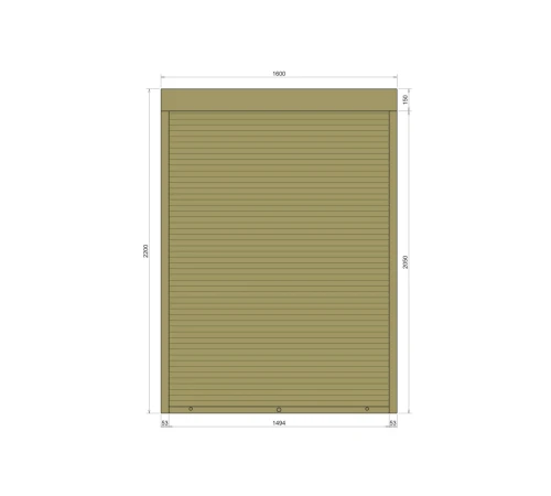 Защитные Защитные алюминиевые роллеты Comfort Line 1600-2200 мм P55