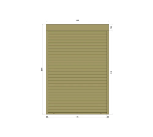Защитные Защитные алюминиевые роллеты Comfort Line 1600-2300 мм P55