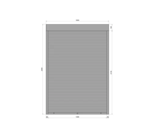 Защитные Защитные алюминиевые роллеты Comfort Line 1600-2300 мм P55