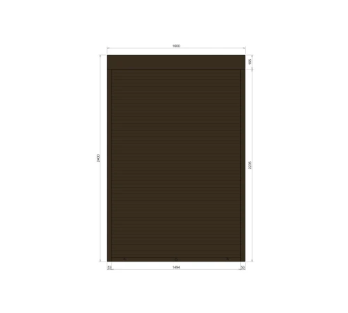 Защитные Защитные алюминиевые роллеты Comfort Line 1600-2400 мм P55