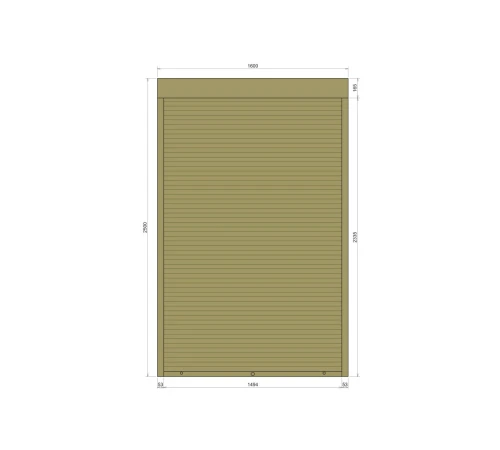 Защитные Защитные алюминиевые роллеты Comfort Line 1600-2500 мм P55
