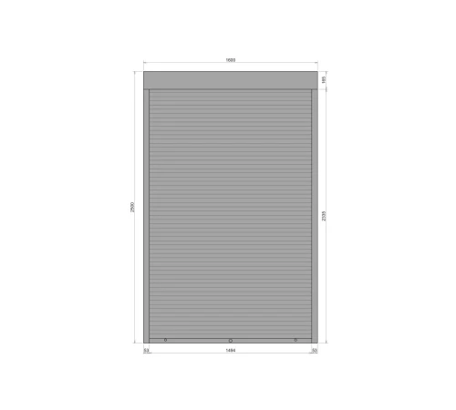 Защитные Защитные алюминиевые роллеты Comfort Line 1600-2500 мм P55