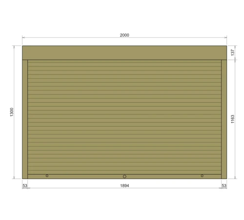 Защитные Защитные алюминиевые роллеты Comfort Line 2000-1300 мм P55