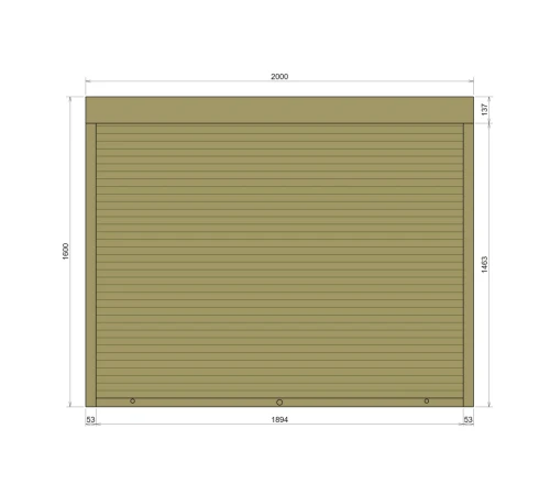 Защитные Защитные алюминиевые роллеты Comfort Line 2000-1600 мм P55