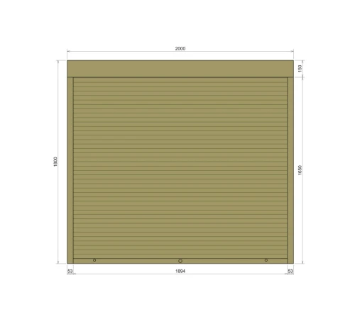 Защитные Защитные алюминиевые роллеты Comfort Line 2000-1800 мм P55