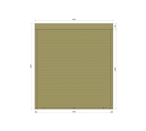 Защитные Защитные алюминиевые роллеты Comfort Line 2000-2200 мм P55