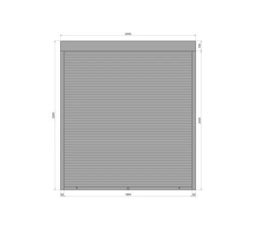 Защитные Защитные алюминиевые роллеты Comfort Line 2000-2200 мм P55