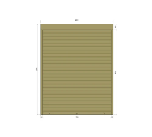Защитные Защитные алюминиевые роллеты Comfort Line 2000-2500 мм P55