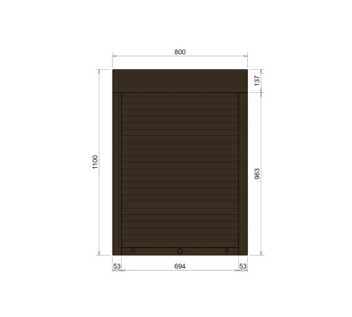 Защитные Защитные алюминиевые роллеты Comfort Line 800-1100 мм P55