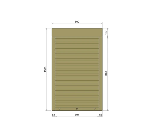 Защитные Защитные алюминиевые роллеты Comfort Line 800-1300 мм P55